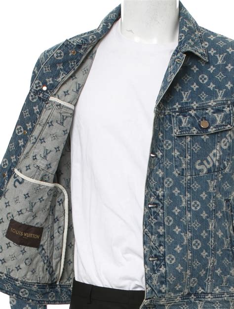 louis vuitton supreme jacket denim|supreme Louis Vuitton jeans jacket.